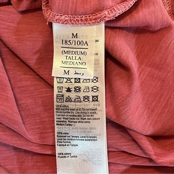 AllSaints Dewar Tank Jersey asymmetrical Strappy Mini Dress M Beachy coverup - Picture 12 of 12